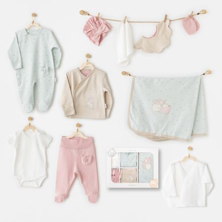 Andywawa - Andywawa Kız Bebek Hastane Çıkışı 10 Pcs Newborn Set You Are Specıal