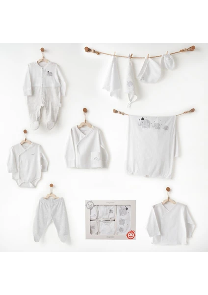 Andywawa Bebek Hastane Çıkışı Newborn 10 Pcs Hello Elephant