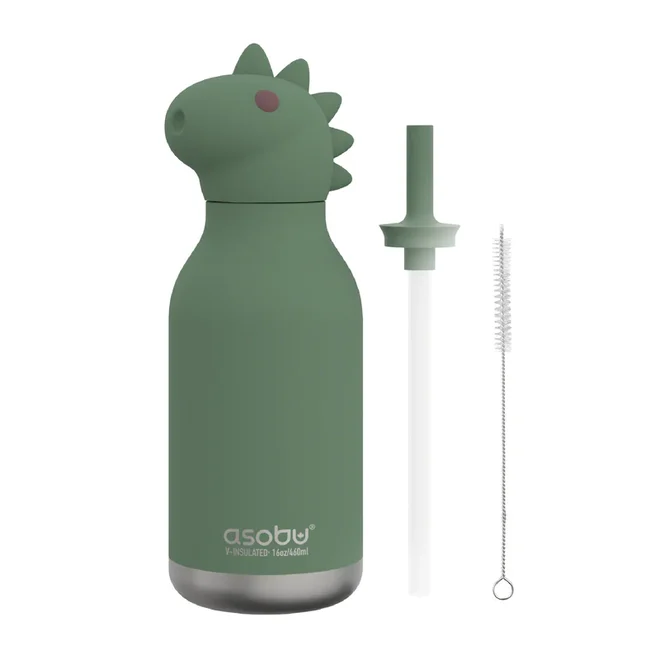 Asobu Bestie Bottle - Dinosaur Çelik Suluk - 2