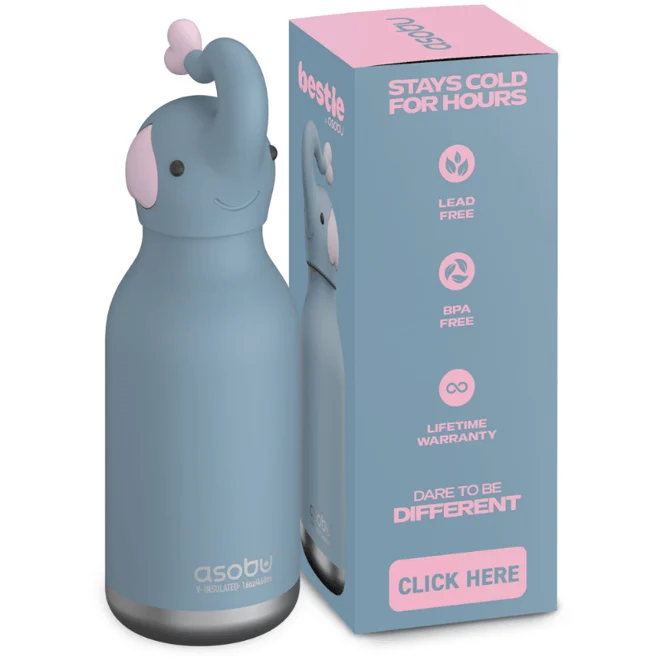 Asobu Bestie Bottle - Elephant Çelik Suluk - 4