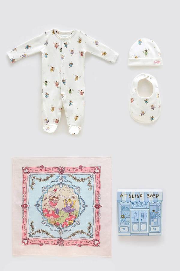 Ateıler Babbı Peri Masalı 4'lü Yenidoğan Set