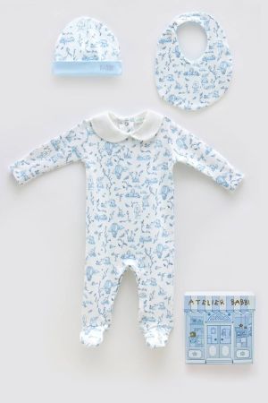 Atelier Babbi - Atelıer Babbi 3'lü Yeni Doğan Set Toile De Jouy