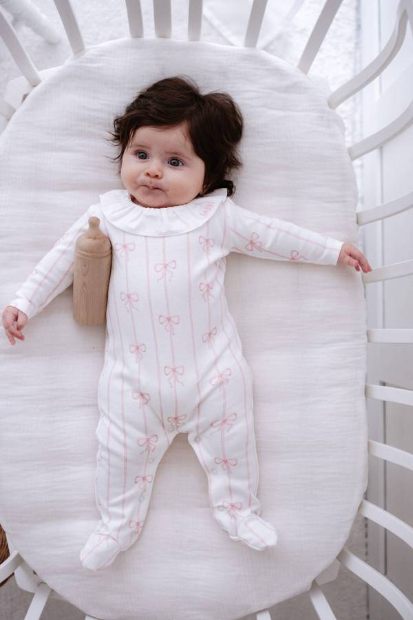 Atelıer Babbi 4'lü Yenidoğan Pembe Kurdele Set