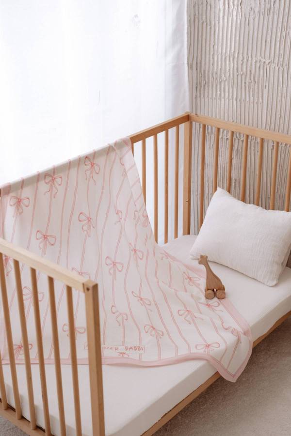 Atelıer Babbi 4'lü Yenidoğan Pembe Kurdele Set