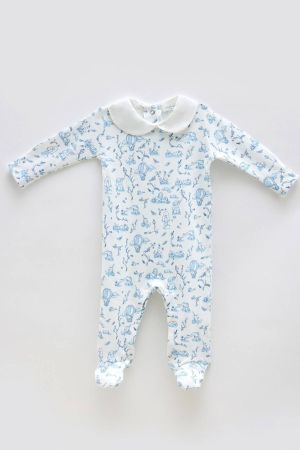 Atelier Babbi - Atelıer Babbi Bebek Tulum Toile De Jouy