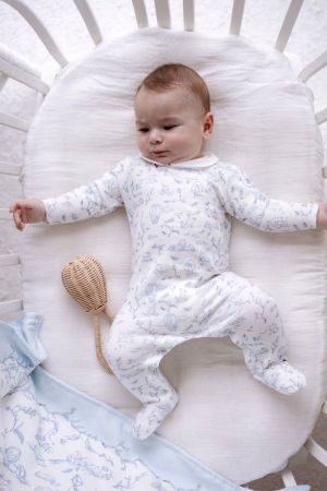 Atelıer Babbi Bebek Tulum Toile De Jouy - Thumbnail