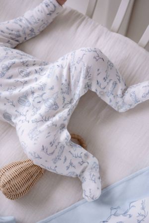 Atelıer Babbi Bebek Tulum Toile De Jouy - Thumbnail