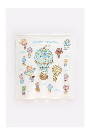 Atelier Babbi - Atelıer Babbi Çift Kapadokya Taraflı Penye Battaniye