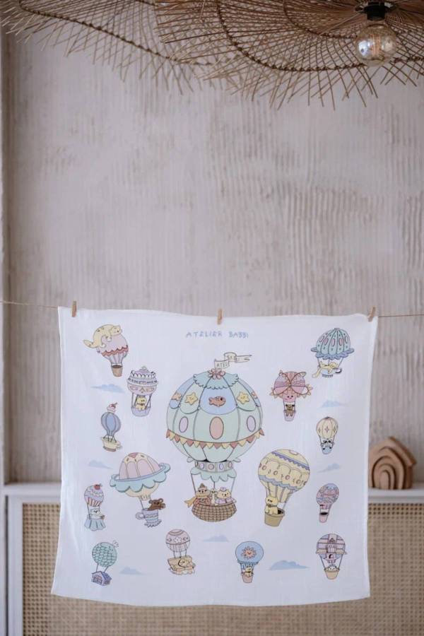 Atelıer Babbi Çift Katlı Müslin Bebebk Örtüsü Kapadokya