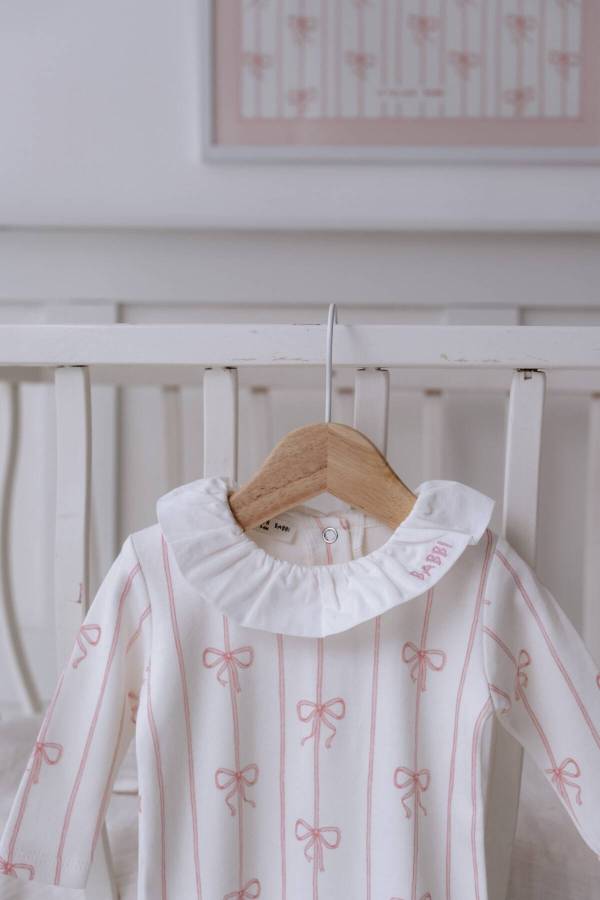 Atelıer Babbi Kız Bebek Pembe Kurdele Tulum