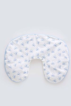 Atelıer Babbi Kurdele Mavi Emzirme Yastıgı - Thumbnail