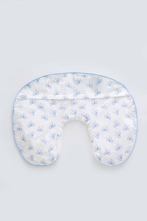 Atelıer Babbi Kurdele Mavi Emzirme Yastıgı - Thumbnail