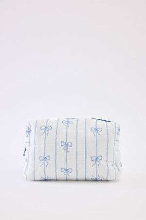 Atelier Babbi - Atelıer Babbi Kurdele Mavi Kurdele Desenli Bebek Bakım Çantası