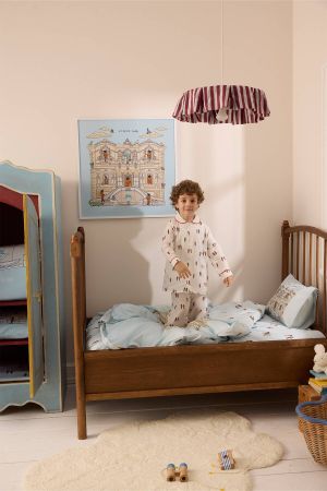 Atelıer Babbi Kurşun Asker Desenli Pijama Takımı - Thumbnail