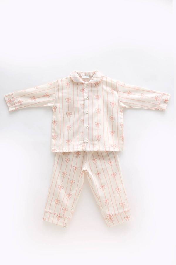 Atelıer Babbi Pembe Kurdele Pijama Takımı