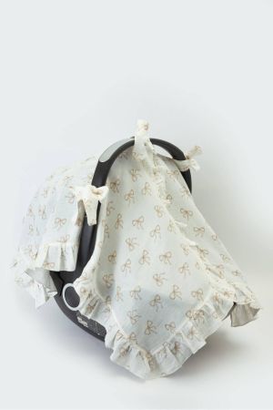 Atelier Babbi - Atelıer Babbi Puset Örtüsü Bej Kurdele