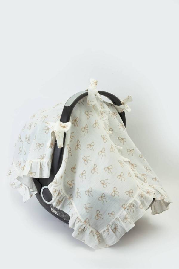 Atelıer Babbi Puset Örtüsü Bej Kurdele