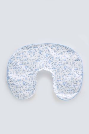 Atelıer Babbi Toile De Jouy Emzirme Yastıgı Mavi - Thumbnail