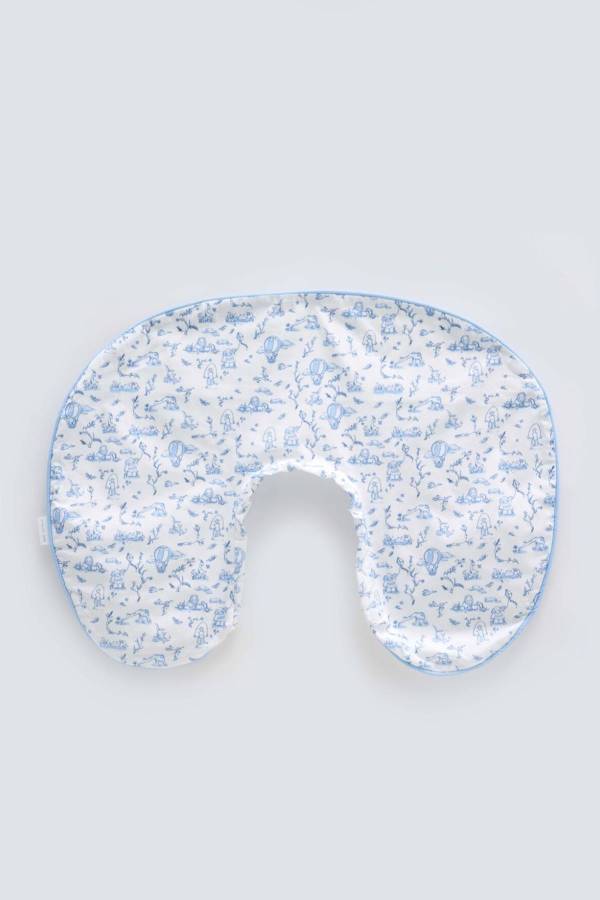 Atelıer Babbi Toile De Jouy Emzirme Yastıgı Mavi