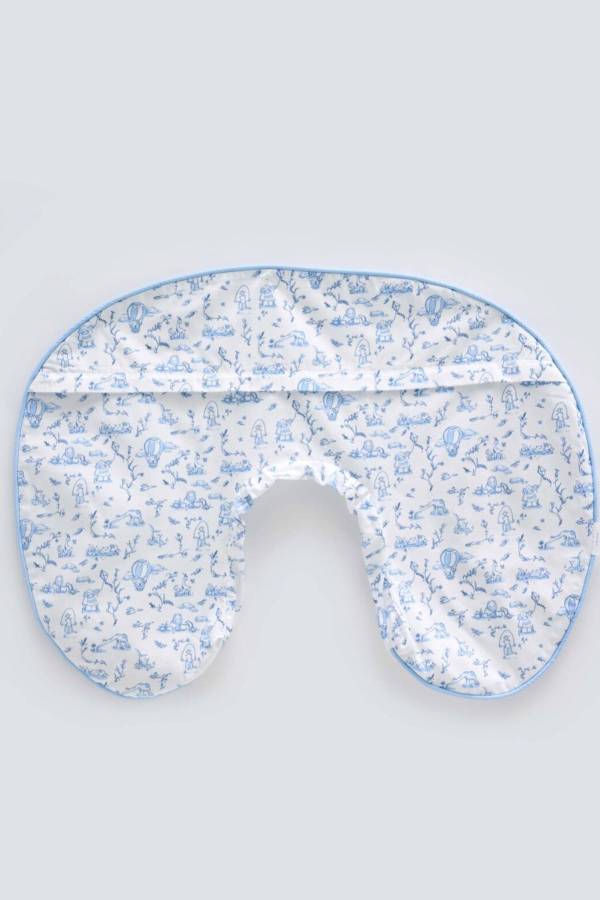 Atelıer Babbi Toile De Jouy Emzirme Yastıgı Mavi