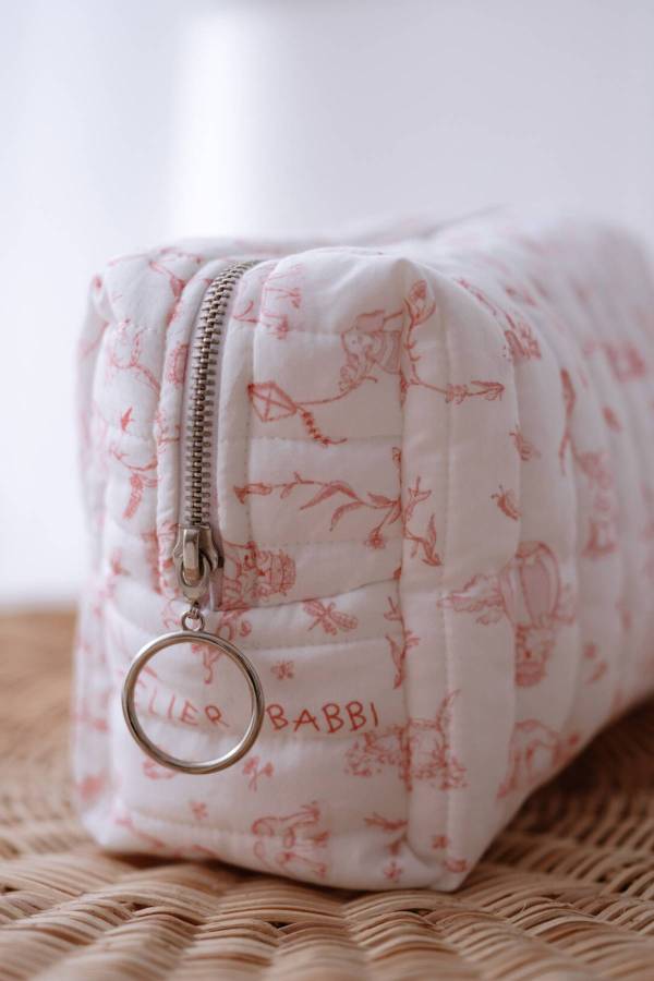 Atelıer Babbi Toile De Jouy Organizer Pembe