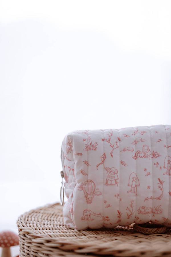 Atelıer Babbi Toile De Jouy Organizer Pembe