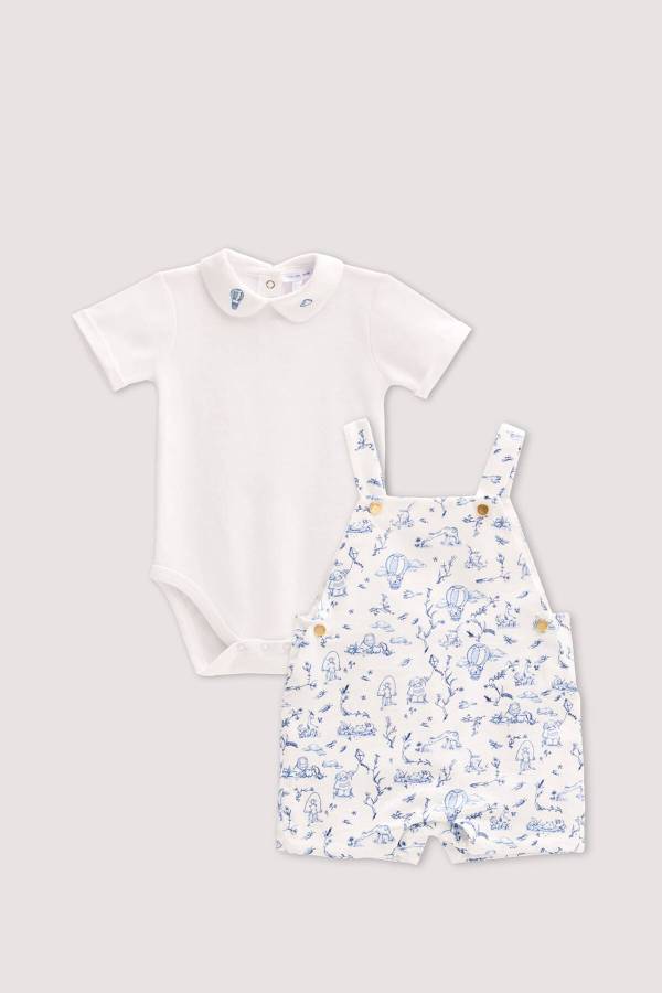 Atelıer Babbi Toile De Jouy Salopet Badi Mavi