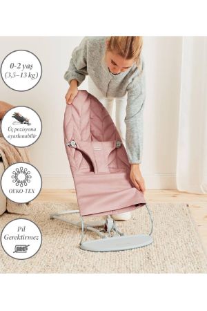 Babybjörn - BabyBjörn Bliss Ana Kucağı Petal Woven Dusty Pink