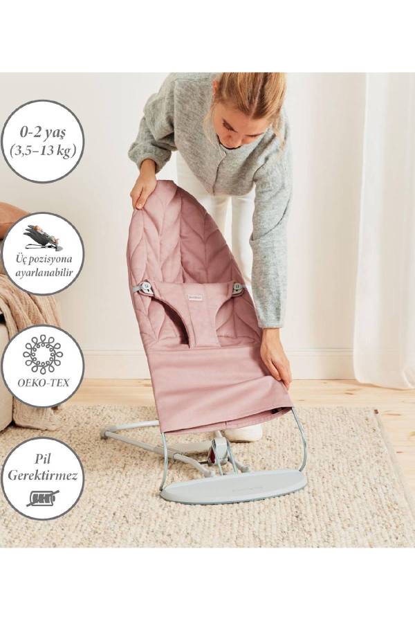 BabyBjörn Bliss Ana Kucağı Petal Woven Dusty Pink