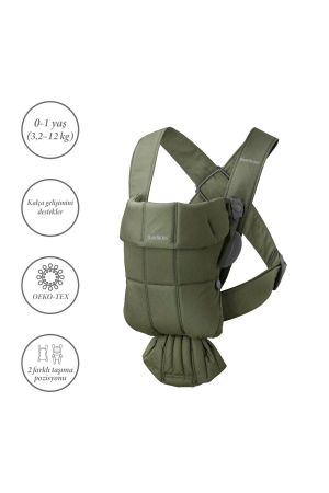 Babybjörn - BabyBjörn Kanguru Mini Woven Dark Green