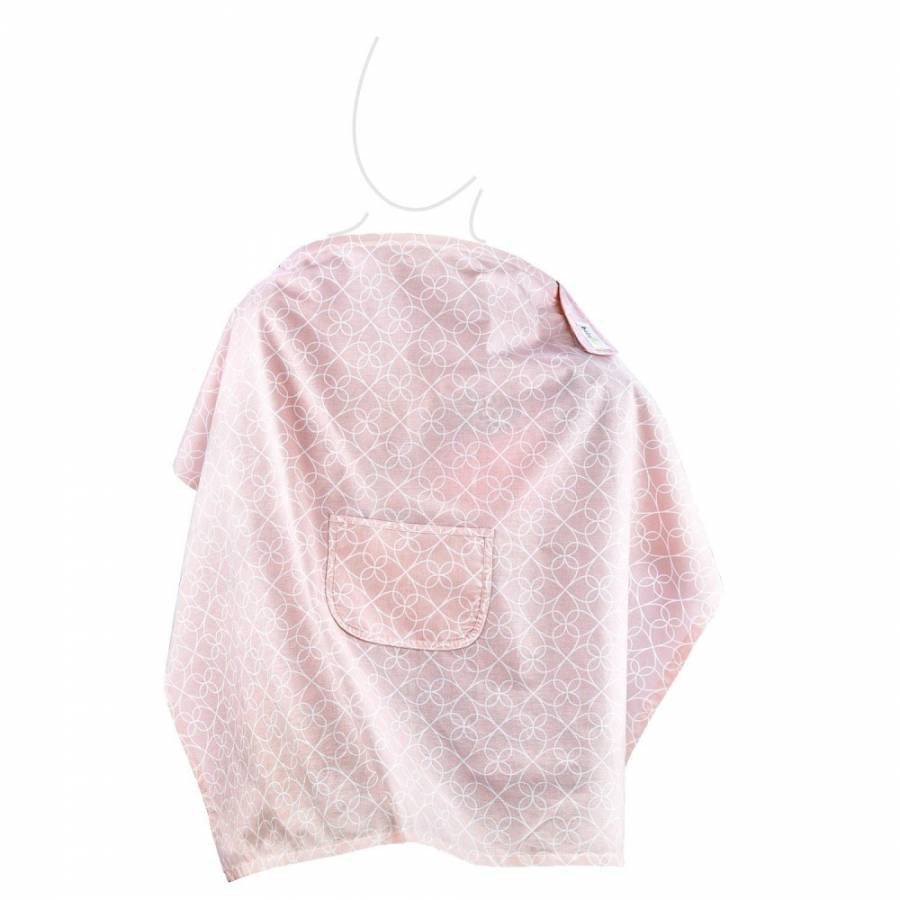 Babyjem Cepli Emzirme Önlüğü - Pembe