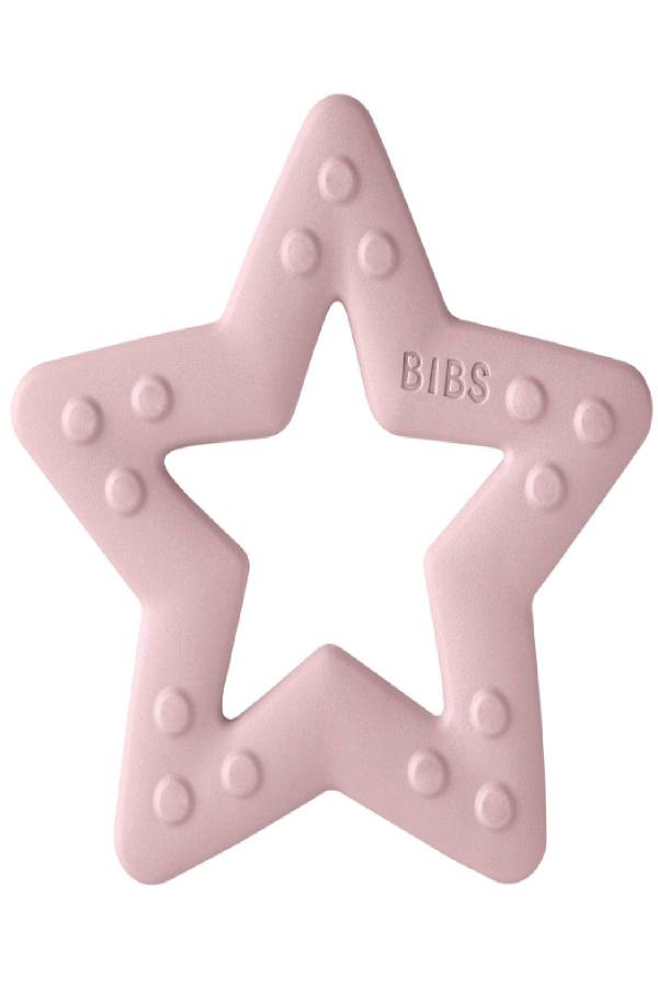 Bibs Baby Bitie Diş Kaşıyıcı Yıldız Şeklinde +3 Ay - Pink Plum