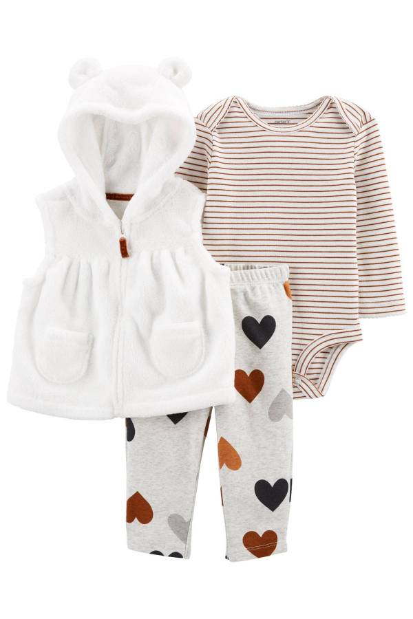 Carter's Kız Bebek 3'lü Takım
