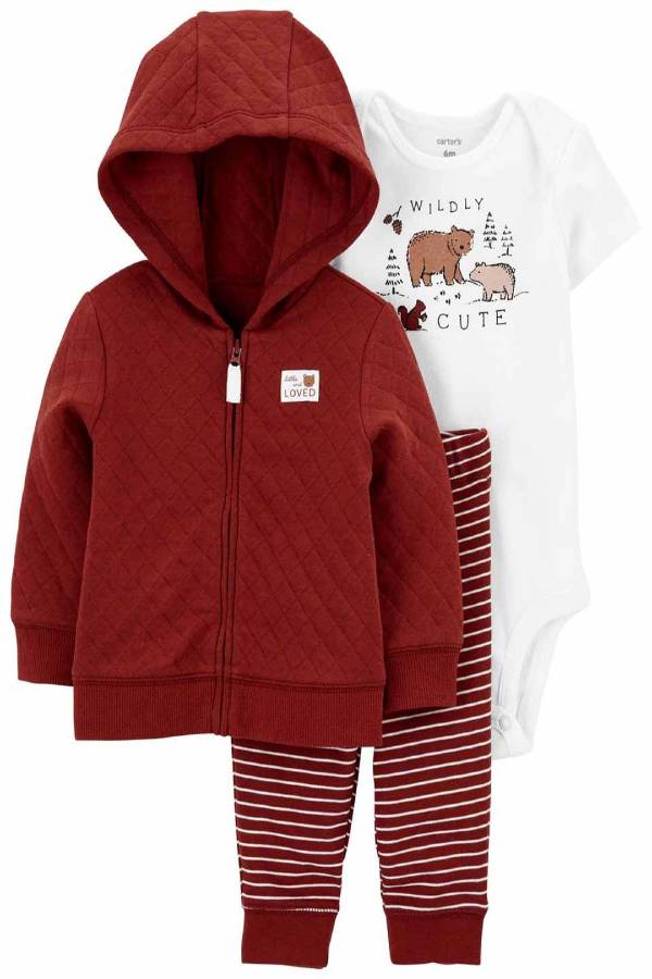 Carter's Erkek Bebek Hırkalı 3'lü Set