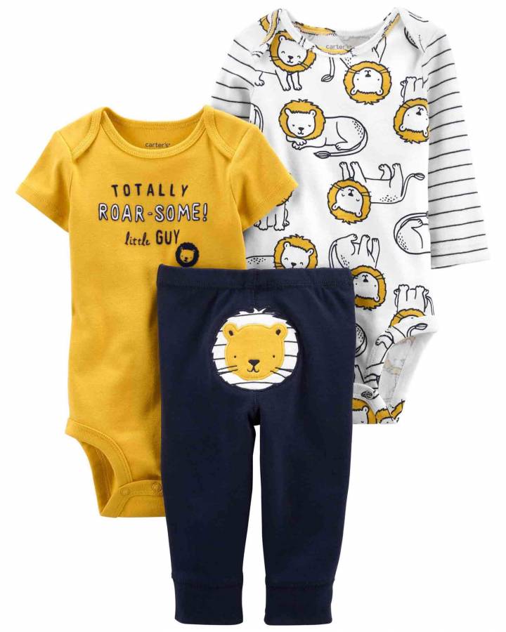 Carter’s Layette 3’lü Erkek Bebek Takımı Renkli