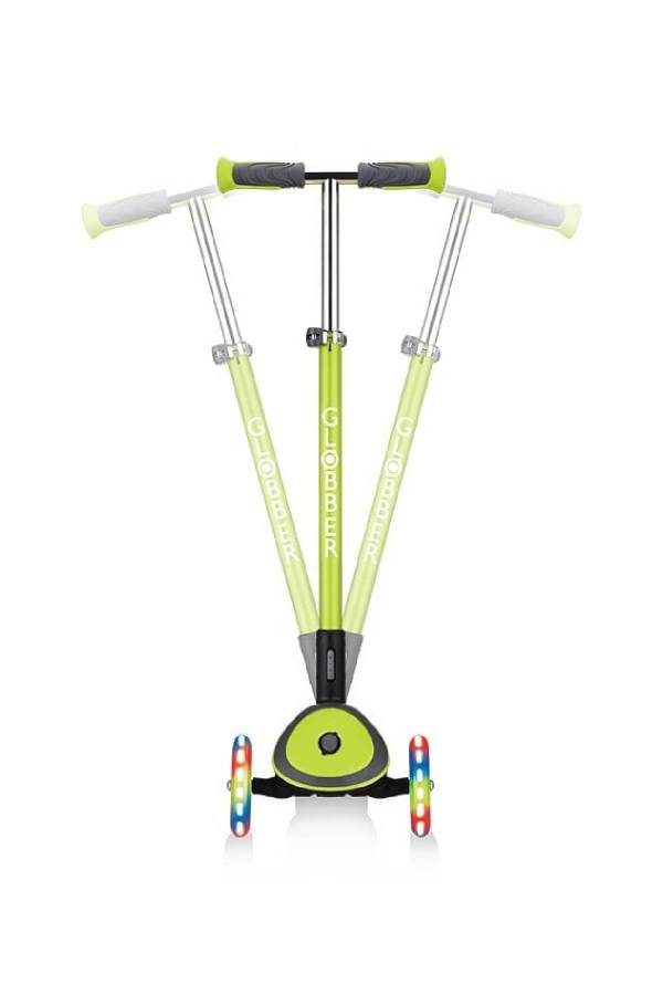 Globber Elite Deluxe Işıklı Scooter - Yeşil