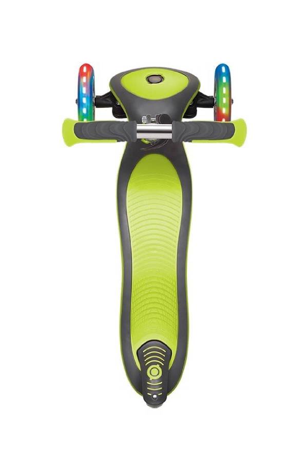 Globber Elite Deluxe Işıklı Scooter - Yeşil