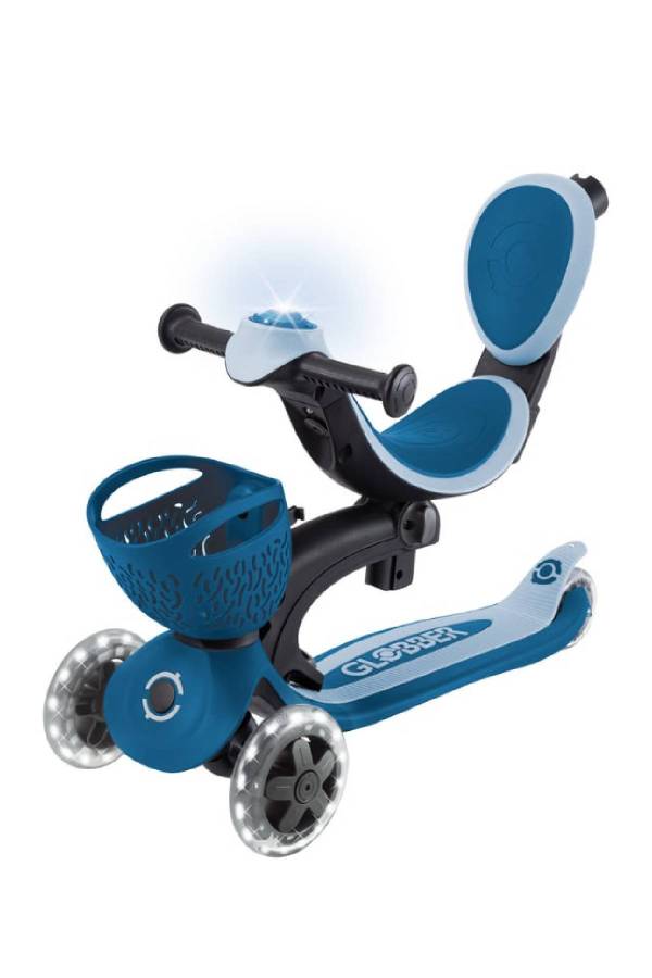 Globber Go Up Baby 360 Işıklı Scooter - Pastel Mavi