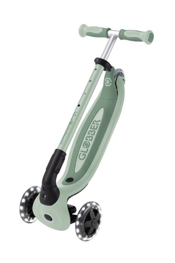 Globber Go Up Baby 360 Işıklı Scooter - Zeytin Yeşili
