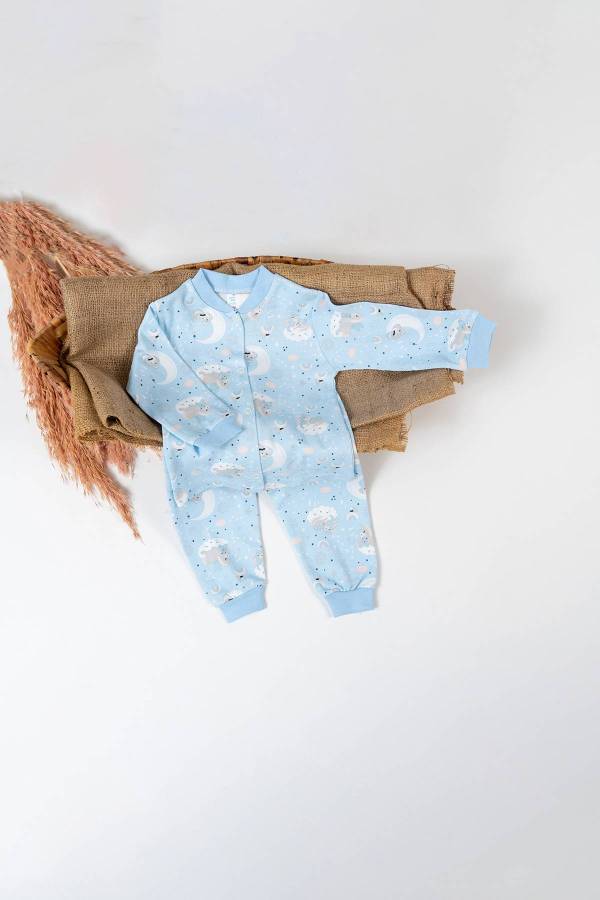 Gökyüzü Temalı Bebek Pijama Takımı