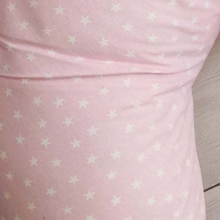 İdil Baby Bebek Emzirme Minderi Yıldız Desenli - Pembe - Thumbnail