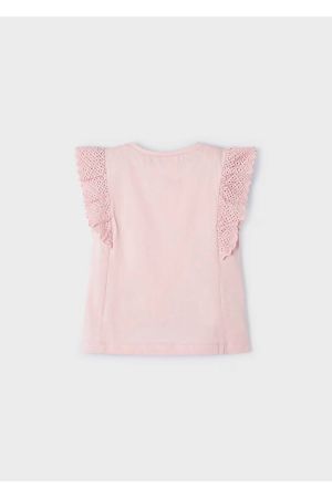 Kız çocuğu için Better Cotton tığ işi tişört - Thumbnail