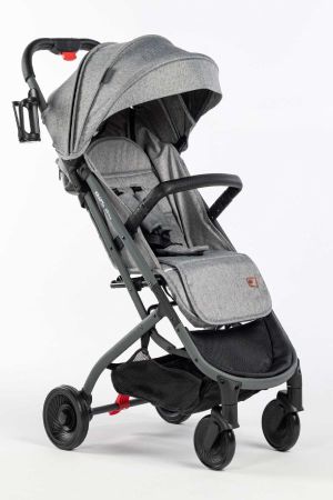 Kraft A9 Plus Bebek Arabası - Gri - Thumbnail