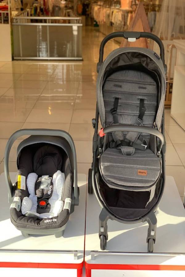 Kraft Onyx Travel Sistem Bebek Arabası – Koyu Gri
