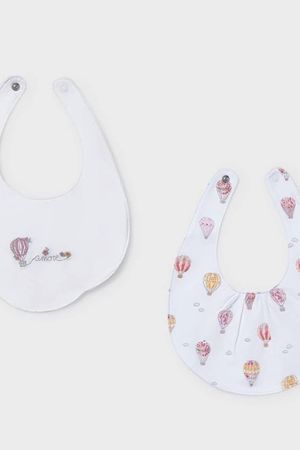 Mayoral - Mayoral Bebek Önlük 2'li Set Beyaz