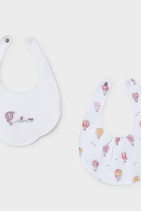 Mayoral Bebek Önlük 2'li Set Beyaz