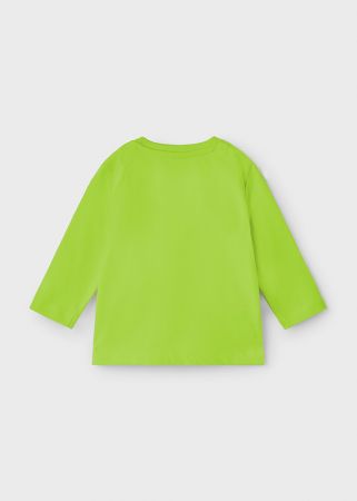 Mayoral ECOFRIENDS Erkek Bebek Uzun Kol Basic T-Shirt Yeşil - Thumbnail