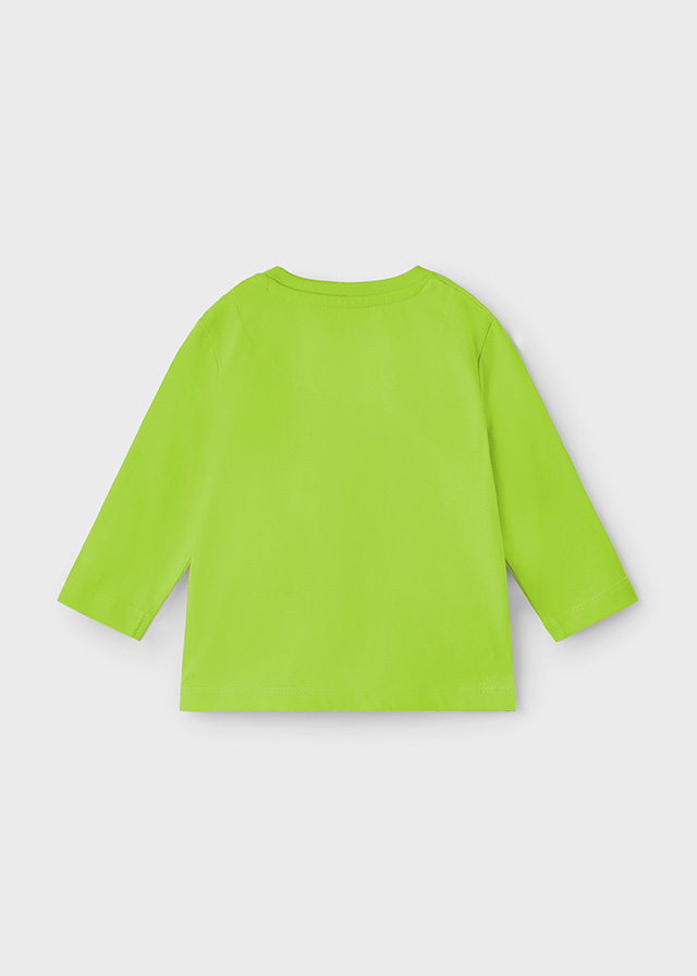 Mayoral ECOFRIENDS Erkek Bebek Uzun Kol Basic T-Shirt Yeşil