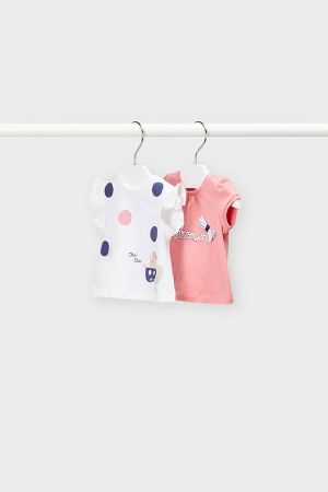 Mayoral Ecofriends Kız Bebek 2'li T-shirt Takımı - Thumbnail