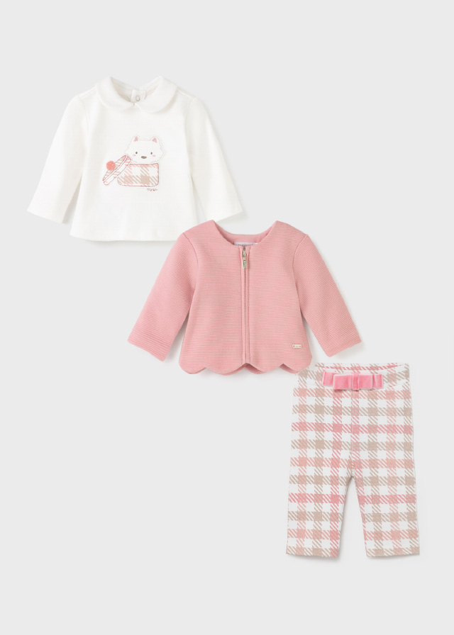 Mayoral ECOFRIENDS Kız Bebek 3 Parçalı Set Takım